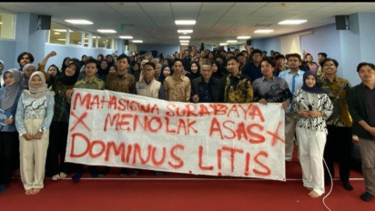 Tak Main-main, Gerakan Mahasiswa Indonesia Gelap Soroti Asas Dominus Litis
