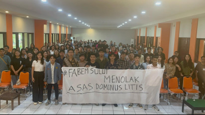 Mahasiswa Hadiri Diskusi soal Asas Dominus Litis