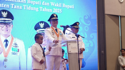 Usai Dilantik, Bupati Tana Tidung Sampaikan Pesan Presiden Prabowo: Tidak Ada Lagi Nomor Satu Nomor Dua