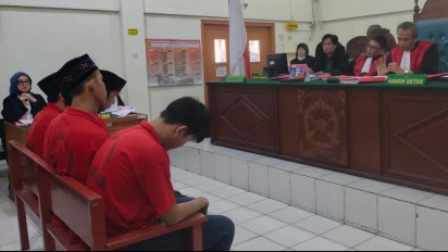 Habisi Nyawa Sesama Tahanan Rutan Pakjo Palembang, Lima Terdakwa Divonis 12 Tahun Penjara