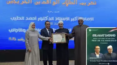 Pada Selasa (18/2/2025) Syafruddin Kambo menyambut kedatangan Rektor Universitas Al-Azhar Kairo Prof. Dr. Salamah Daud tiba di Jakarta