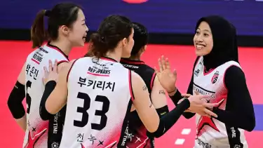 Megawati Hangestri dan pemain Red Sparks