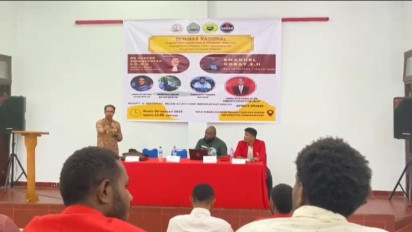 Mahasiswa Papua Hadiri Seminar Urgensi RUU Kejaksaan dan RKUHAP