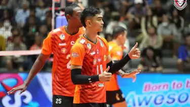 Atlet voli putra Indonesia Doni Haryono