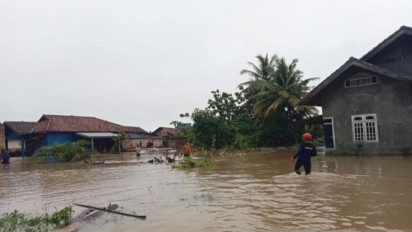 Banjir Rendam Desa Karang Anyer dan Fajar Baru di Kecamatan Jatiagung Lampung Selatan