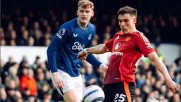 Manchester United bermain imbang 2-2 di markas Everton