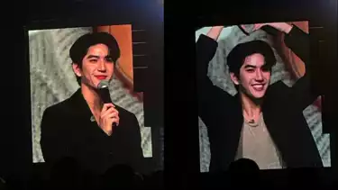 Sea Tawinan dalam acara fan meeting GMMTV FANDAY 17 in Jakarta 2025