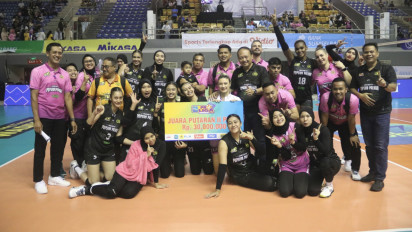 Ikuti Jejak LavAni, Jakarta Popsivo Polwan Juara Putaran Kedua Proliga 2025 usai Permalukan Yogya Falcons