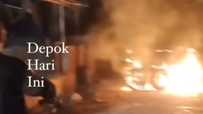 Rumah Warga di Depok Diduga Dirusak dan Dibakar OTK, Polisi Amankan 11 Orang