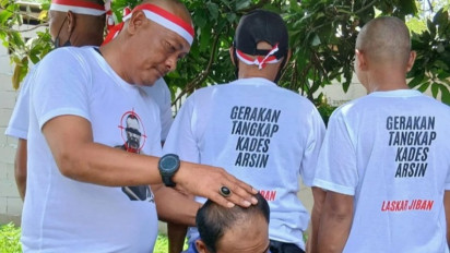 Kasus Pagar Laut Berhasil Diungkap, Sejumlah Warga di Tangerang Cukur Gundul