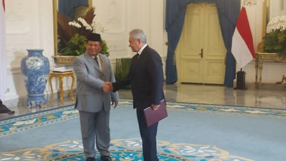 Prabowo Sambut Sekretaris Dewan Keamanan Rusia Sergei Shoigu, Tanyakan Kabar Vladimir Putin