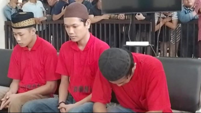 Hakim Vonis Tiga Terdakwa Pidana Mati Kasus Pembunuh Berencana Pegawai Koperasi Mayatnya Dicor