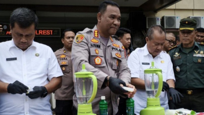 Polresta Bandarlampung Tangkap Delapan Tersangka Kasus Narkotika