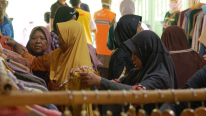 Bantu Warga Berpenghasilan Tak Tetap, “Pasar Kembali” Digelar di Gunungkidul dengan Sistem Barter