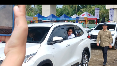 Wapres Gibran Rakabuming Raka Cek Perkembangan Pembangunan Jalan Tol Yogyakarta - Bawen Seksi 1 di Kabupaten Sleman