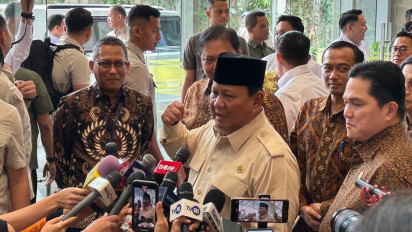 Saat Peluncuran Bank Emas, Prabowo Minta Maaf ke Jokowi: Bapak yang Kerja, Saya yang Resmikan