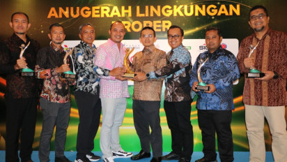 Unit Usaha BUMI, PT Arutmin Raih PROPER Emas KLH 2024, Borong Enam Kategori