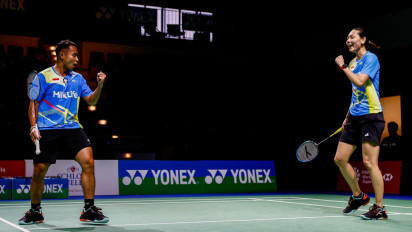 Kalahkan Adnan/Indah di Duel Perang Saudara, Rehan/Gloria Melaju ke Babak Kedua German Open 2025