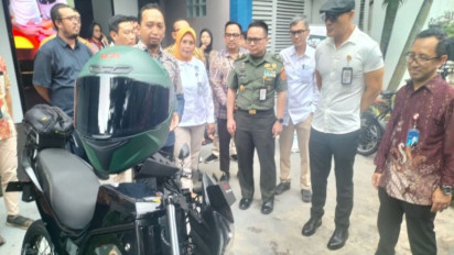 Kemhan Pastikan Jajaran TNI Gunakan Motor Listrik untuk Operasional