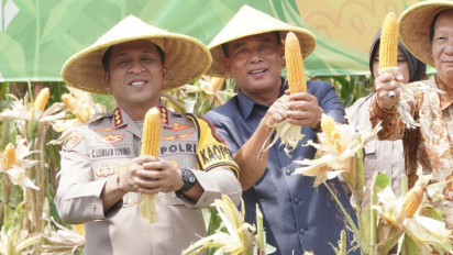 Panen Raya Jagung Serentak di Sidoarjo, Polri Dorong Swasembada Pangan Nasional