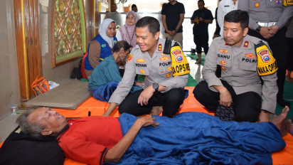 Banjir Luapan Kali Mas Berangsur Surut, Puluhan Warga Driyorejo Masih Mengungsi