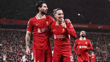 Selebrasi Pemain Liverpool, Dominik Szoboszlai di Liga Inggris