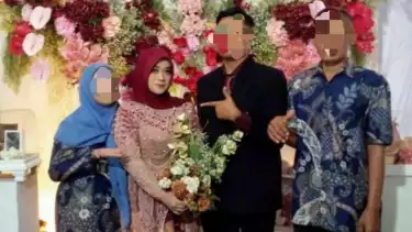 Oknum guru di Jember yang diduga Bu Salsa menikah dengan kekasihnya.