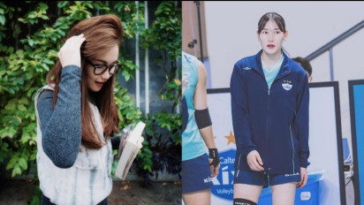 Respons Kocak Ayu Ting Ting Usai Dibilang Mirip dengan Ahn Hye-jin, Rival Megawati Hangestri di V-League: Kembaran Gue...