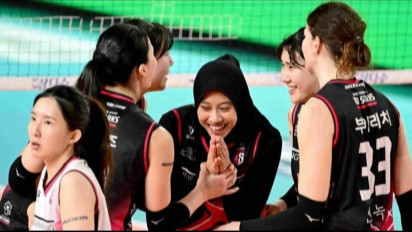 Top Skor Liga Voli Korea 2024-2025, Sabtu 1 Maret: Viktoriia Danchak Bernafas Lega, Megawati Hangestri 0 Poin saat Lawan Pink Spiders