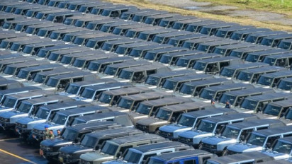 Didanai APBN! Menhan Bagikan 700 Mobil Maung MV3 Pindad ke TNI-Polri, Babinsa dan Bhabinkamtibmas Bakal dapat Bagian