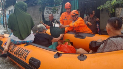 Puluhan RT di Jakarta Terendam Banjir, Warga Terdampak Pilih Bertahan di Rumah Masing-Masing