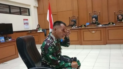 Menangis di Ruang Sidang, Oknum TNI AL Terdakwa Penembakan Bos Rental Mobil Mengaku Menyesal dan Bersalah: Kami Terdesak