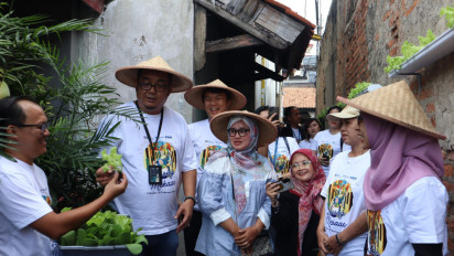 Urban Farming Lorong Mekaar, Langkah PNM Wujudkan Asta Cita Ketahanan Pangan