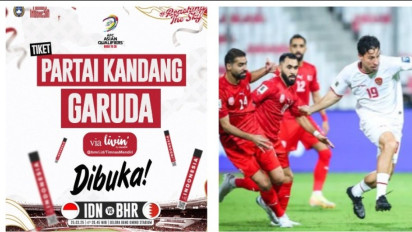 Tiket Timnas Indonesia Vs Bahrain Telah Resmi Dijual, Begini Cara Belinya: Buruan Cek Sebelum Kehabisan!