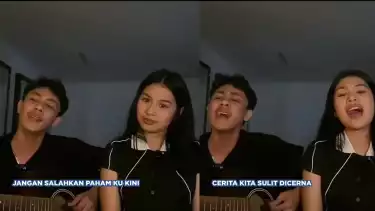 Momen Vanessa Simorangkir dan Kenriz cover lagu Mangu - Fourtwnty