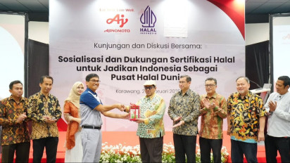Komitmen Dukung Ekosistem Halal Nasional, Babe Haikal Apresiasi Grup Ajinomoto