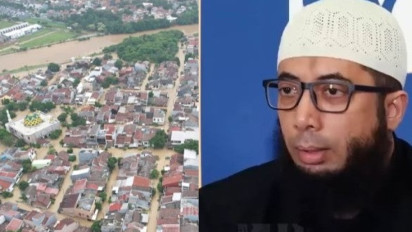 Awal Ramadhan Jabodetabek Diterjang Banjir, Ustaz Khalid Basalamah Berikan Pesan Mendalam untuk Korban, Pemerintah hingga Muslim Lainnya