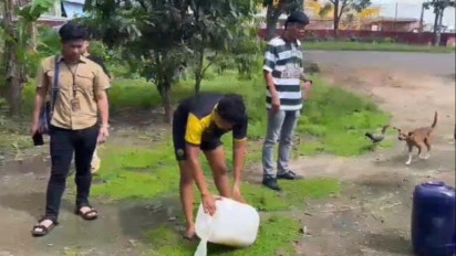 Polisi Gerebek Rumah Produksi Minuman Keras Jenis Tuak di Bengkulu