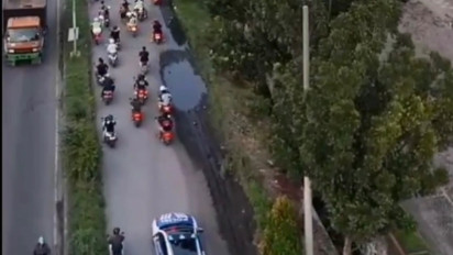 Gerebek Balap Liar di Sidoarjo, 157 Motor Disita Polisi