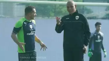 Gerarld Vanenburg hadiri TC Timnas Indonesia U-17 di Bandung