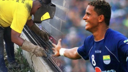 Mantan Striker Persib Bandung Banting Setir jadi Tukang Las, Begini Kabarnya Sekarang…