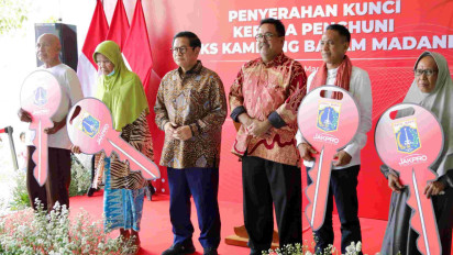 Kampung Susun Bayam Resmi Dihuni, Gubernur DKI Serahkan Kunci ke Warga Eks Kampung Bayam Madani