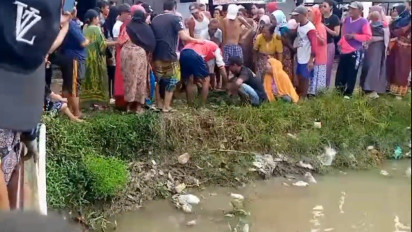 Ditinggal Ibunya Memasak Buka Puasa, Balita di Brebes Ditemukan Tewas Tenggelam di Saluran Irigasi