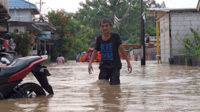 Diguyur Hujan Lebat, Banjir Kepung Balikpapan