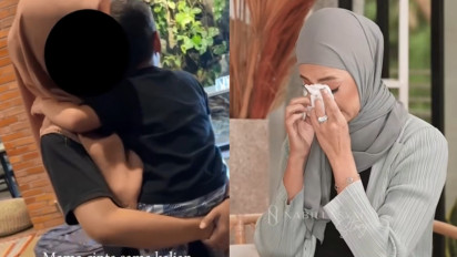 Tangis Pilu Anak Paula Verhoeven yang Larang Ibunya Datang agar Tak Dimarahi Baim Wong, Netizen: Baim Bener-bener Lu...
