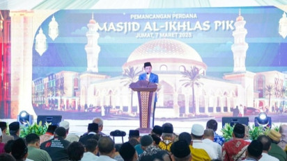 Pembangunan Masjid Al-Ikhlas di PIK, Menag: Ini Adalah Wajah Indonesia