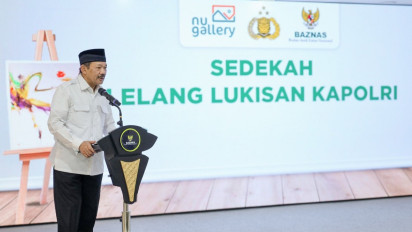 Seni Jadi Jembatan Aksi Kemanusiaan: NU Gallery Serahkan Rp 330 Juta dari Lelang Lukisan Kapolri ke BAZNAS