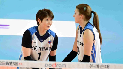 Top Skor Liga Voli Korea, Sabtu 8 Maret: Viktoriia Danchak Cemerlang, Megawati Hangestri Makin Sulit Mengejar