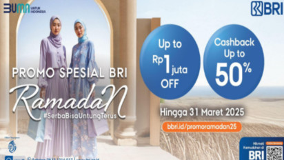 BRI Tebar Promo Spesial Ramadan, Ada Diskon Belanja, Bukber, dan Potongan Tiket Mudik hingga Rp1 Juta