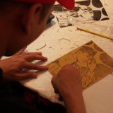 Jelang HUT Ke-25 Tahun, BMI Gelar Pelatihan Cukil Lino untuk Penyandang Disabilitas